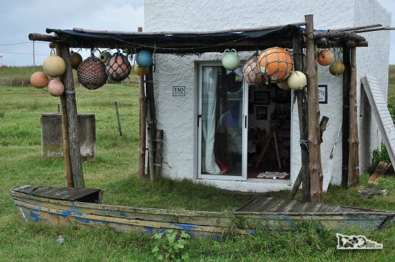 Casa típica de Cabo Polonio, no litoral do Uruguai
